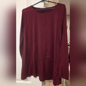 Womens Zenana Basic Longsleeve Top Size-1X